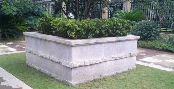 花崗巖石材樹池園藝環境石應用案例欣賞