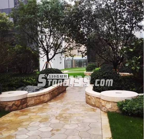 花崗巖石材樹池園藝環境石應用案例欣賞