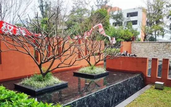 花崗巖石材樹池園藝環境石應用案例欣賞