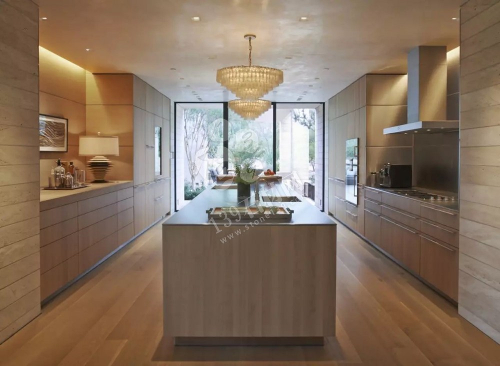 為什么洞石這么受歡迎，看看這個全石材裝飾您應該有答案了