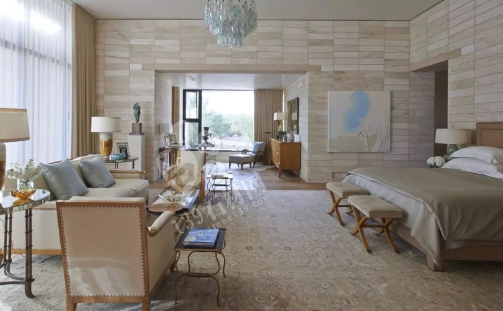 為什么洞石這么受歡迎，看看這個全石材裝飾您應該有答案了