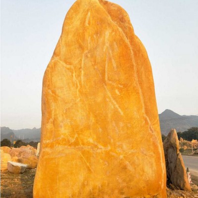 供應黃蠟石、大型景觀石、景觀石、 園林石、廣東黃蠟石火熱促銷