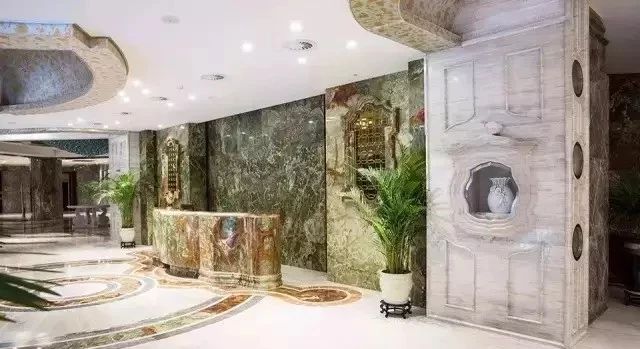 石材人來廈門都喜歡睡這個酒店，原因是為了看豪華的石材