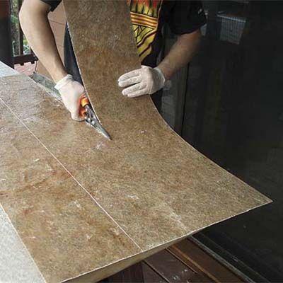 巖板與超薄石材的對比