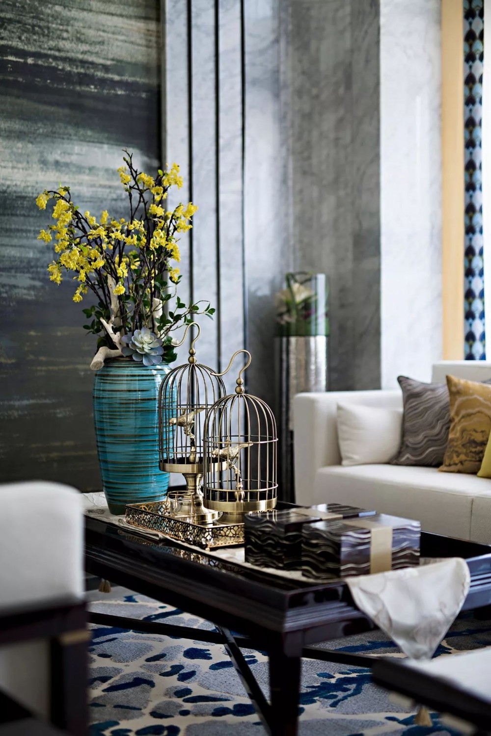 文人書香氣息濃厚的大理石背景墻裝飾風(fēng)格