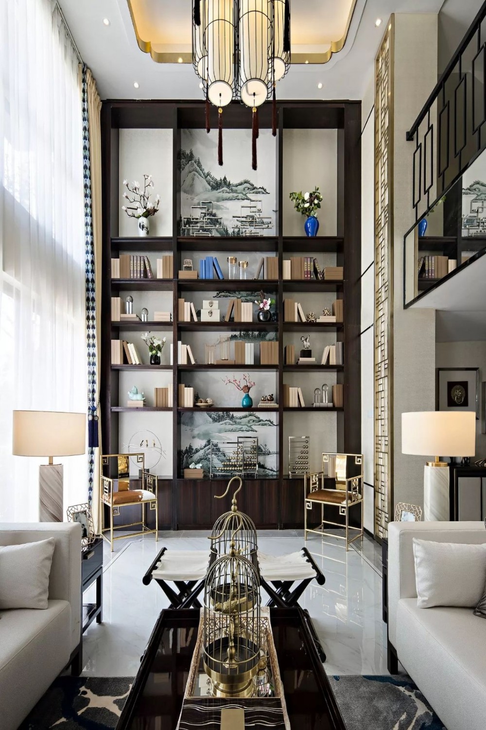 文人書香氣息濃厚的大理石背景墻裝飾風(fēng)格