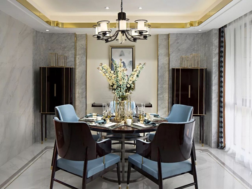 文人書香氣息濃厚的大理石背景墻裝飾風(fēng)格