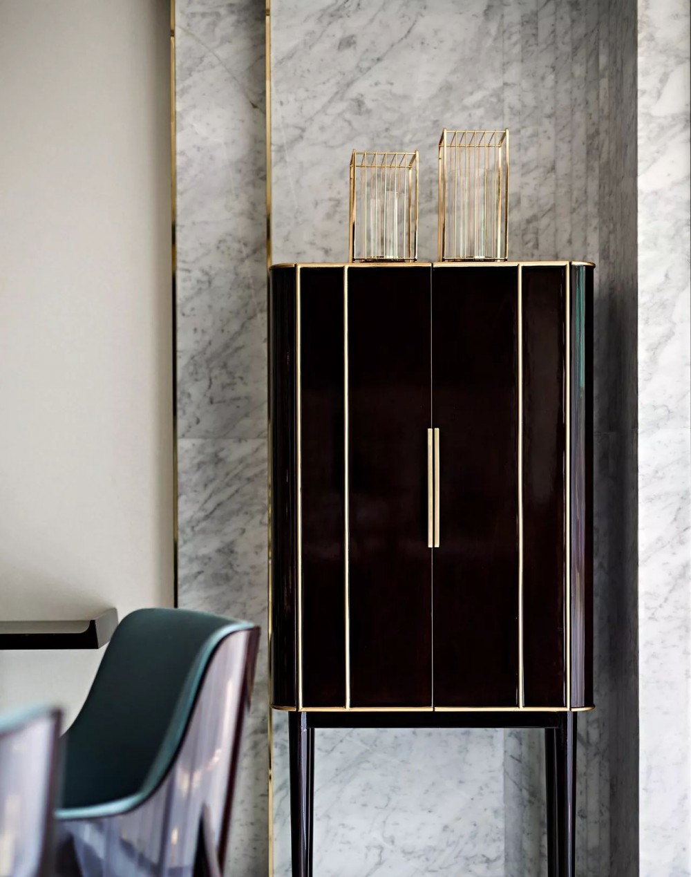 文人書香氣息濃厚的大理石背景墻裝飾風(fēng)格