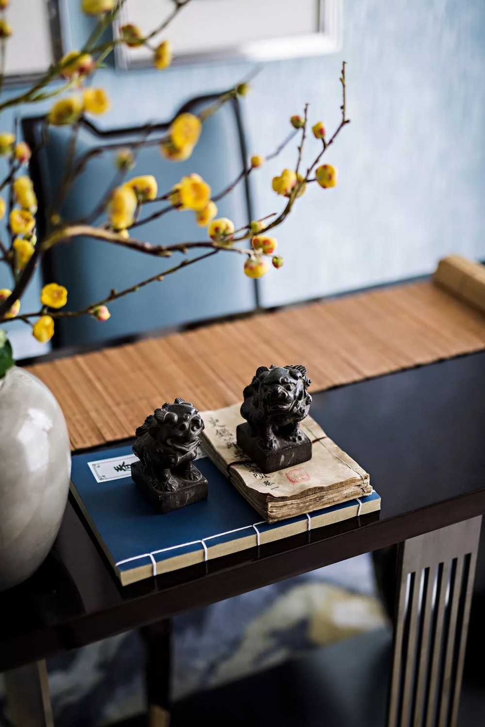 文人書香氣息濃厚的大理石背景墻裝飾風(fēng)格