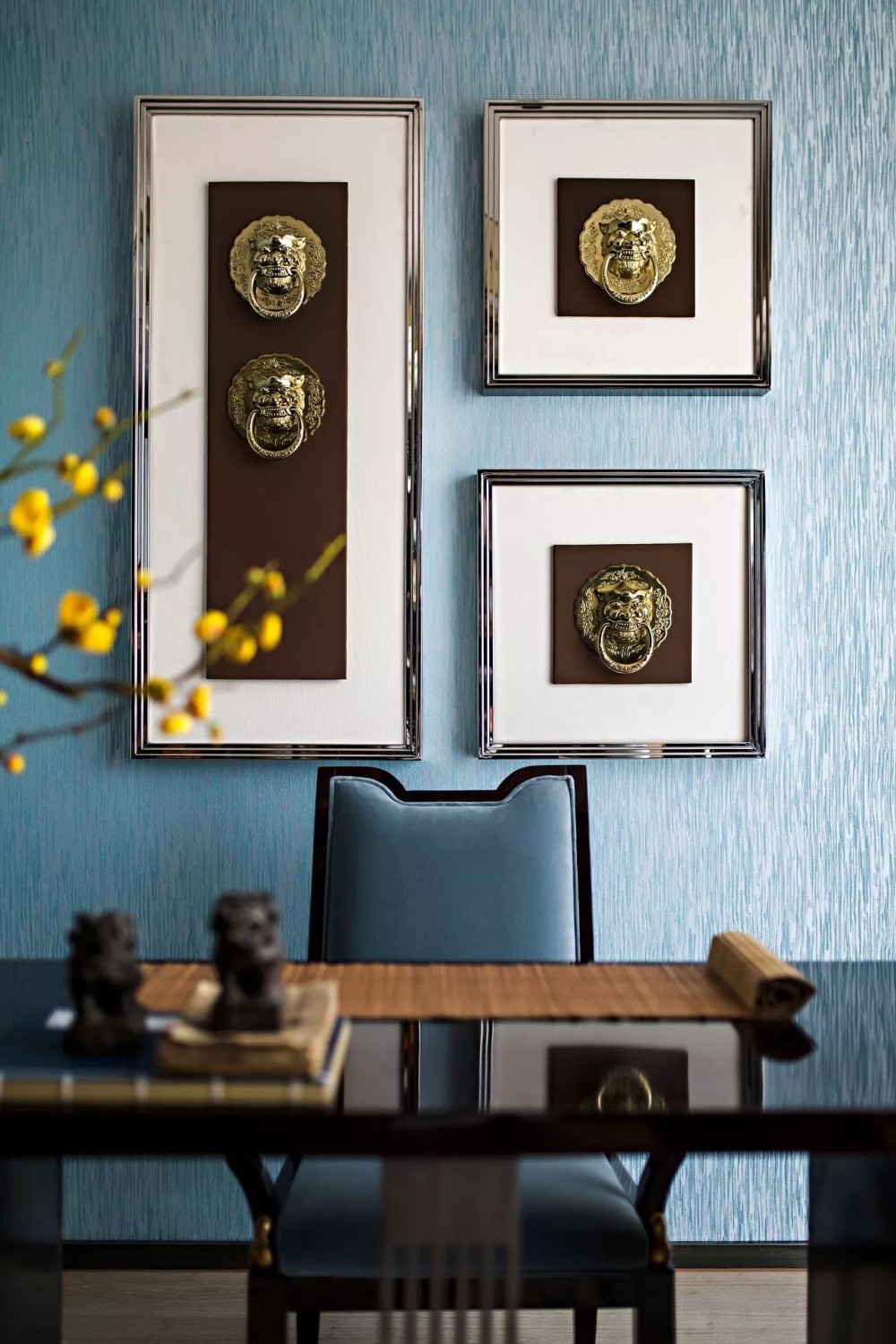 文人書香氣息濃厚的大理石背景墻裝飾風(fēng)格