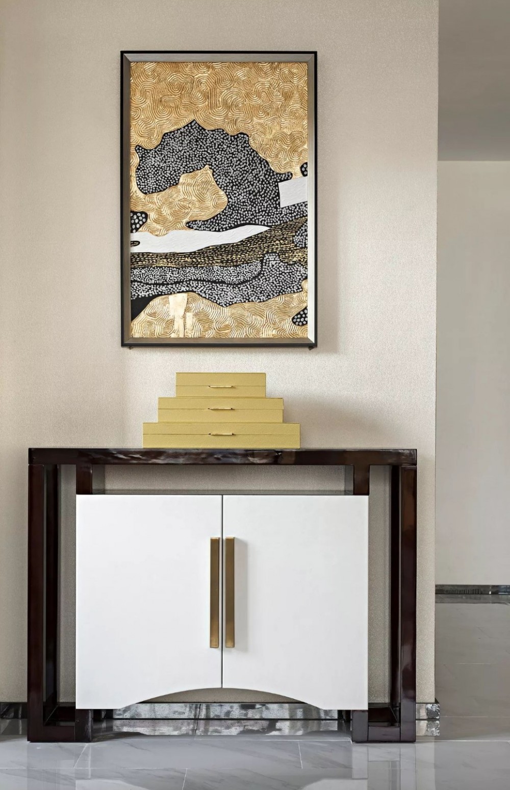 文人書香氣息濃厚的大理石背景墻裝飾風(fēng)格