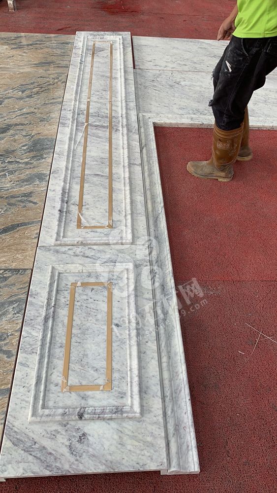 水頭新卡拉拉白（香雪白）大理石產品及部分應用案例欣賞