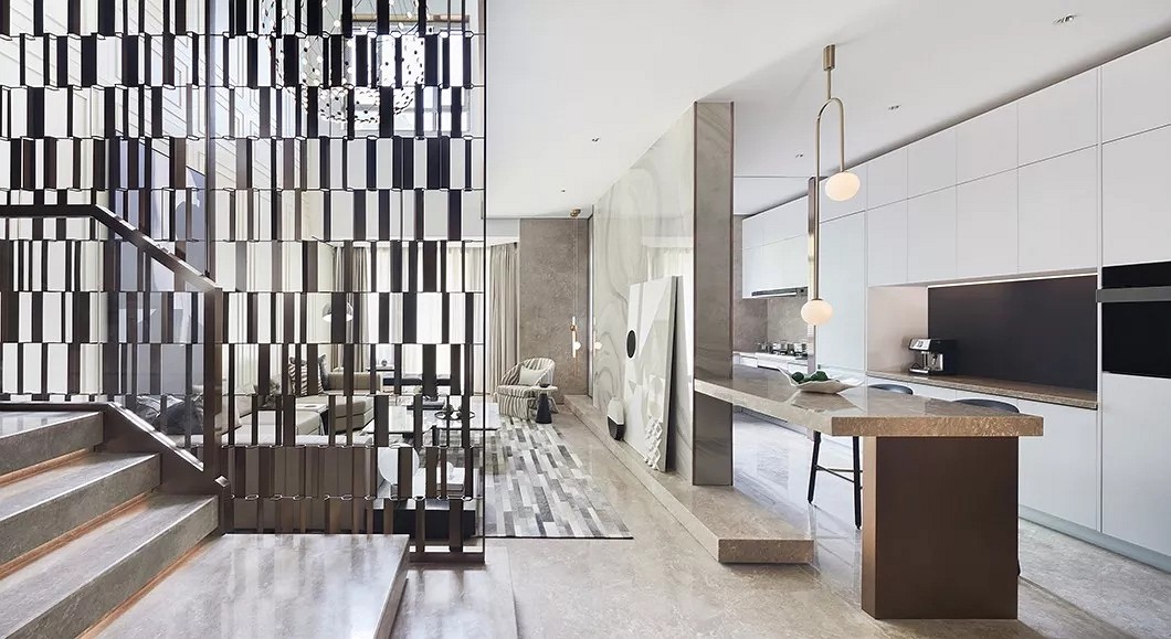 現代摩登大理石別墅 | 與時尚、經典、華麗、摩登共鳴的對話