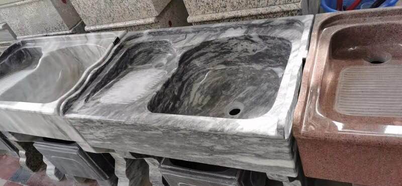 2020年元旦新上一批天然石材洗衣池，樂晨花崗巖洗衣池年底大放價