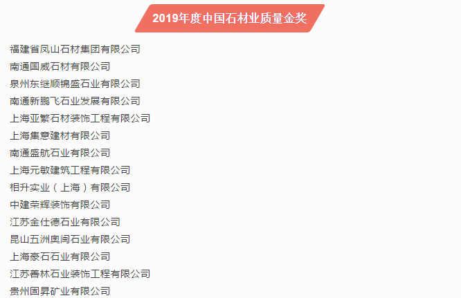 2019第十六屆中國石材風(fēng)云榜活動圓滿落幕！