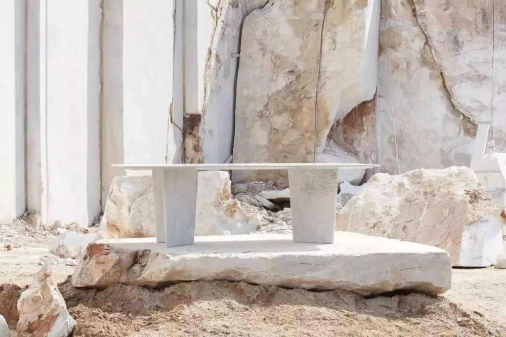 一組天然石材家具照片,專門從石材原產地采石場拍攝(組圖)