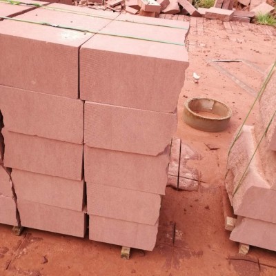 江西紅砂巖映山紅石材紅砂巖石材批發