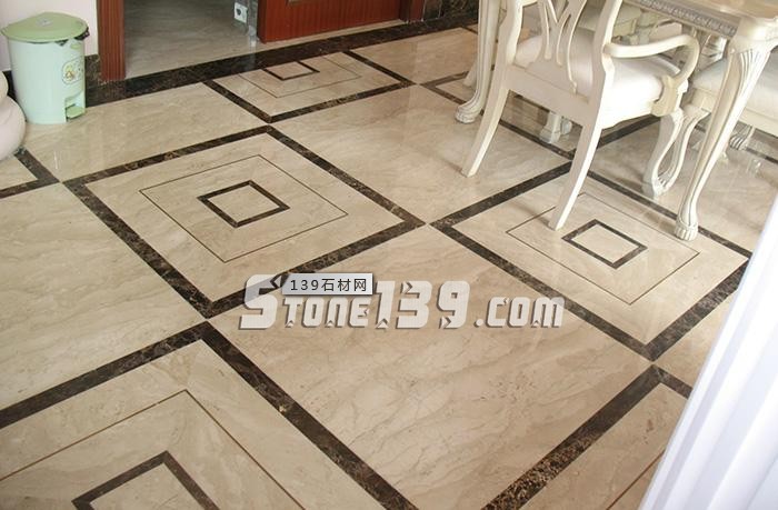 不同石材混合鋪貼，如何做研磨拋光?