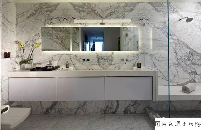 有一款炫富，叫別人家的大理石洗手臺