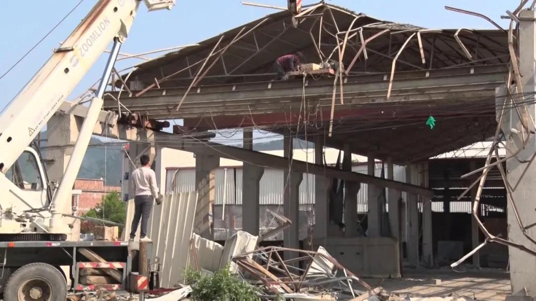 長泰縣（福建芝麻黑產(chǎn)區(qū)）林墩26家石材企業(yè)改拆