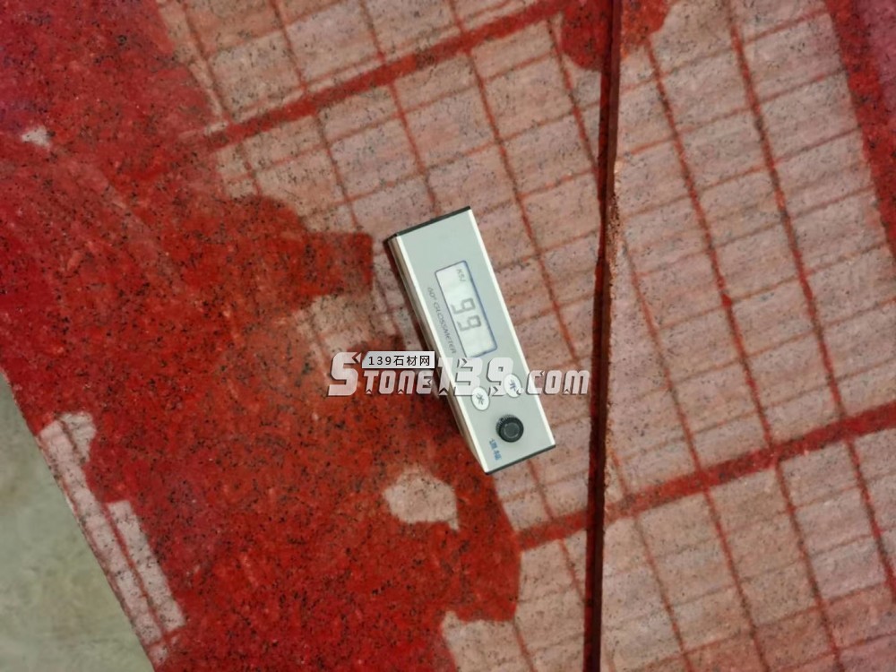 誰說石材染板光度不好來的,看這個接近100的光度