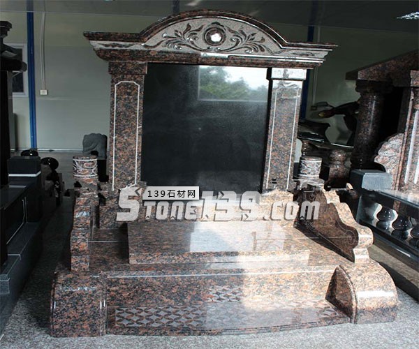 英國(guó)棕花崗巖墓碑3