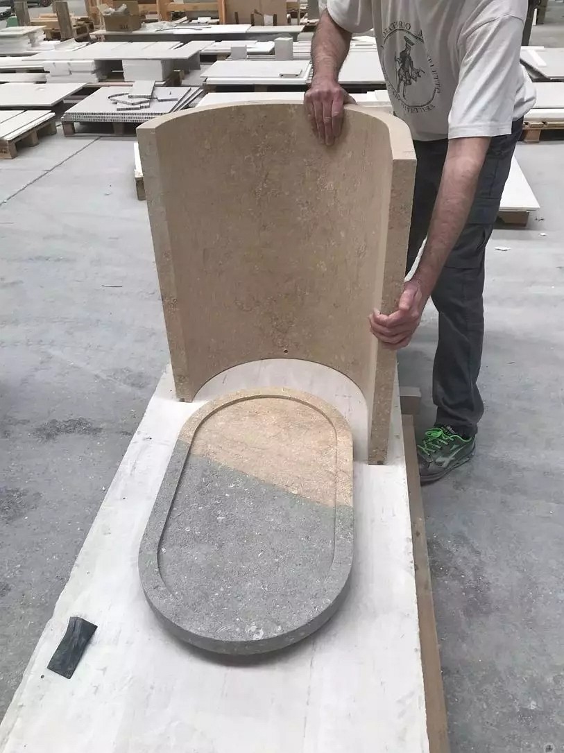 你說石材有色差是次品，那是你沒遇上好設計