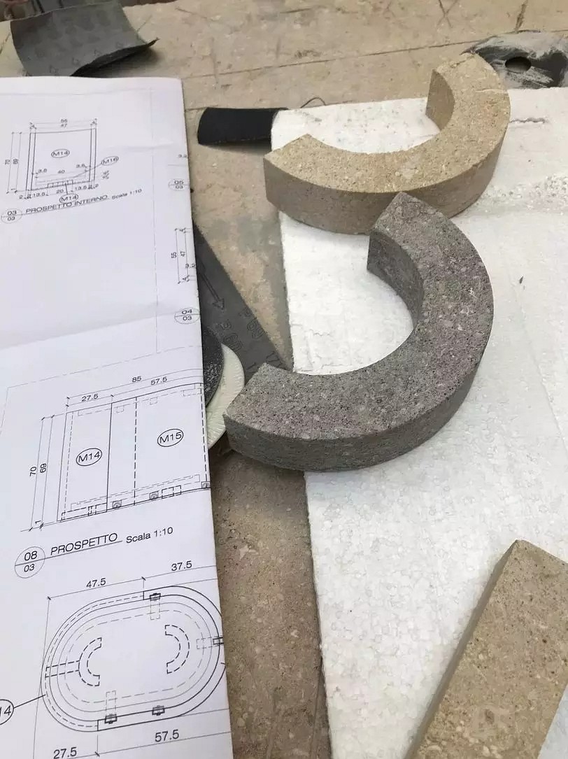 你說石材有色差是次品，那是你沒遇上好設計