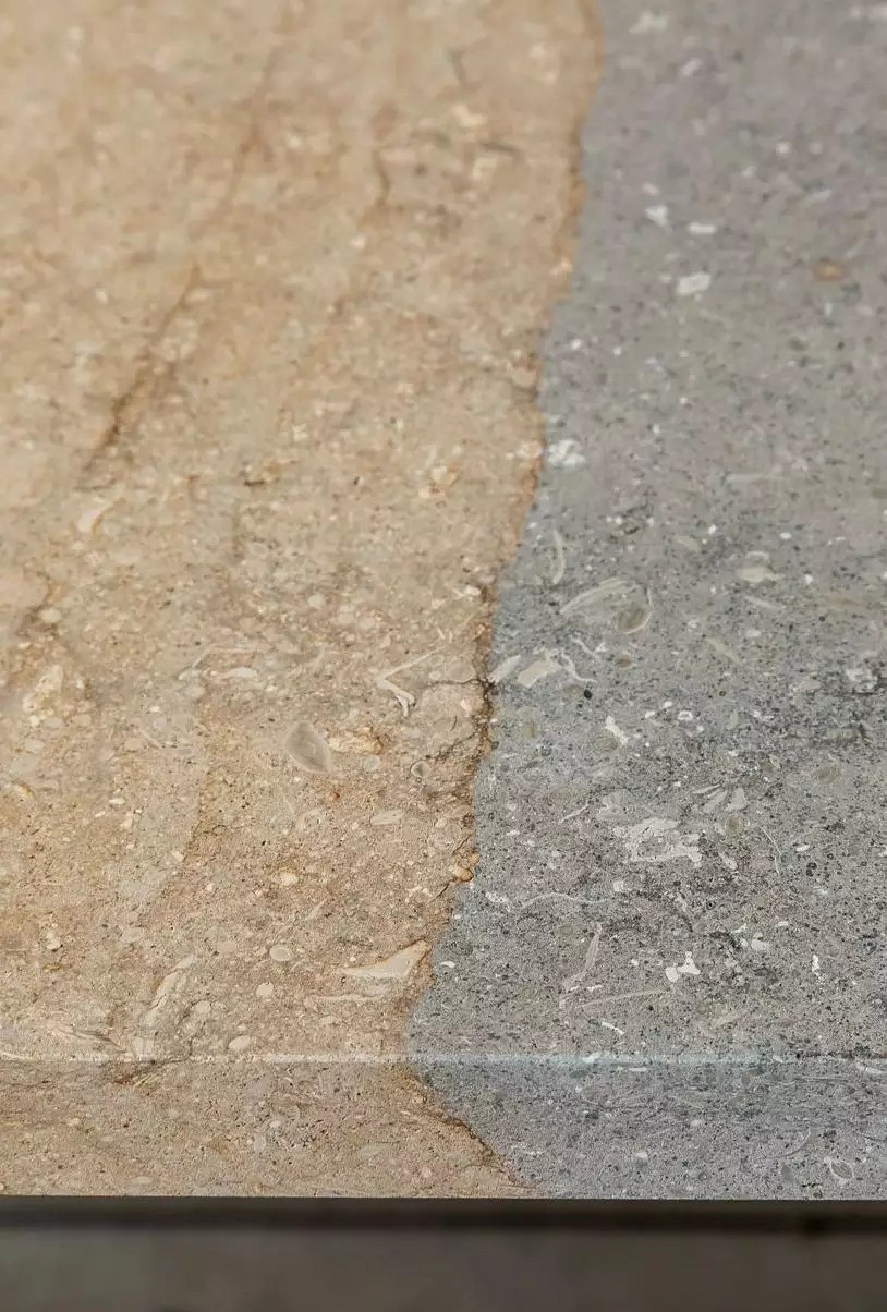 你說石材有色差是次品，那是你沒遇上好設計