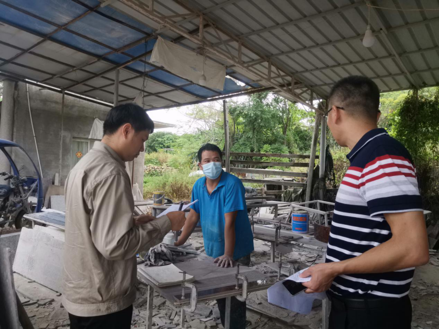 泉州市峰尾鎮開展石材加工行業專項整治