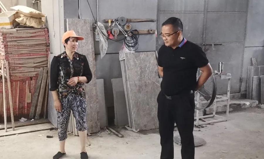 浙江海寧市長安鎮辛江片區整治石材加工行業