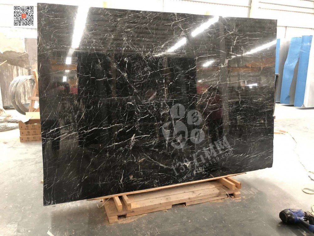 意大利黑大理石大板圖片實拍