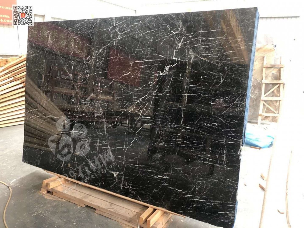 意大利黑大理石大板圖片實拍