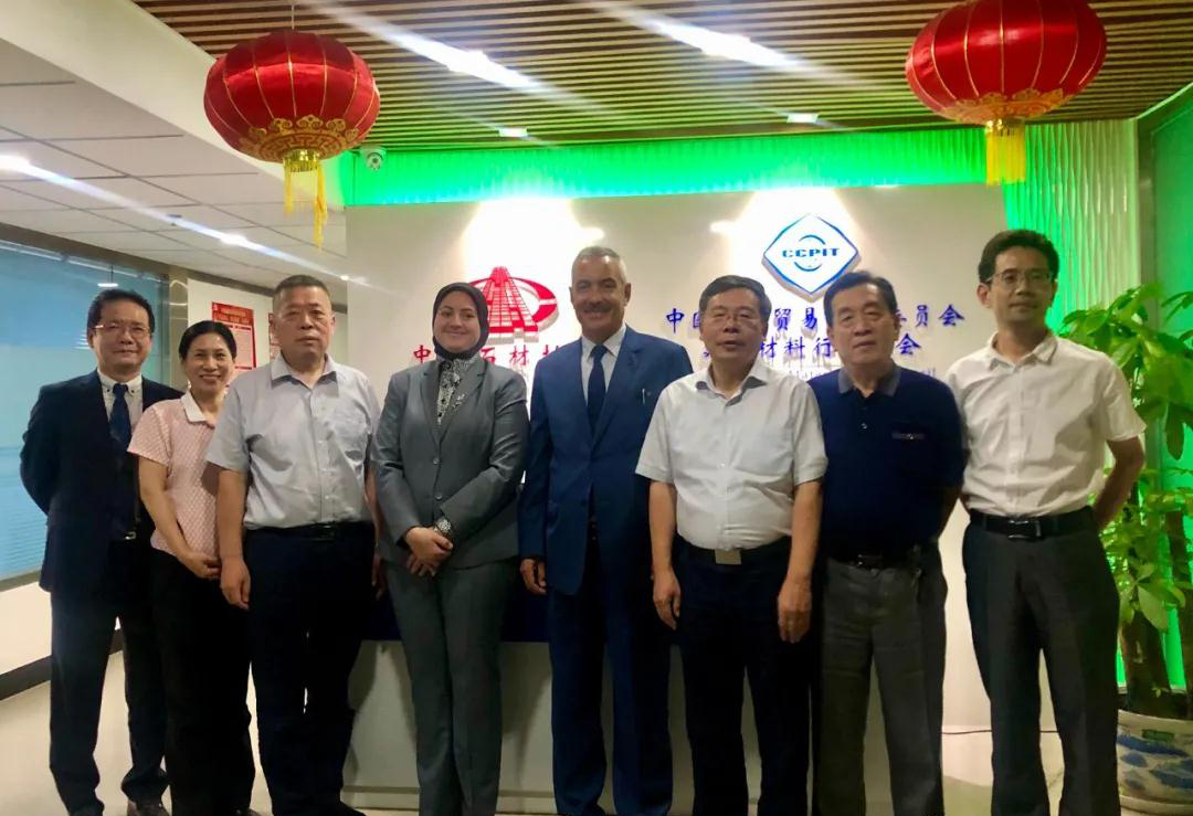 埃及公使到訪中國石材協會，推動中埃石材合作