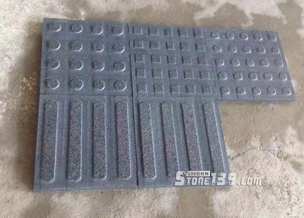 福建芝麻黑（長泰老礦）石材各種表面及產品展示