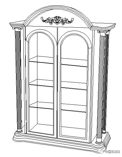 石材小小一張立面圖，生產加工少不了