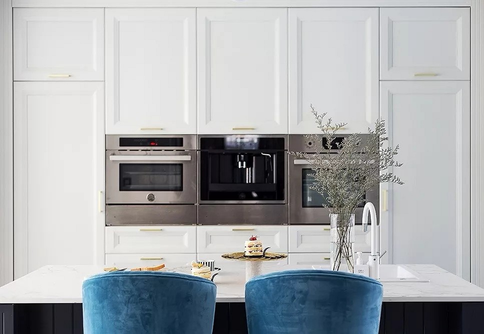 黑白大理石+金屬線,精致優雅的完美搭配