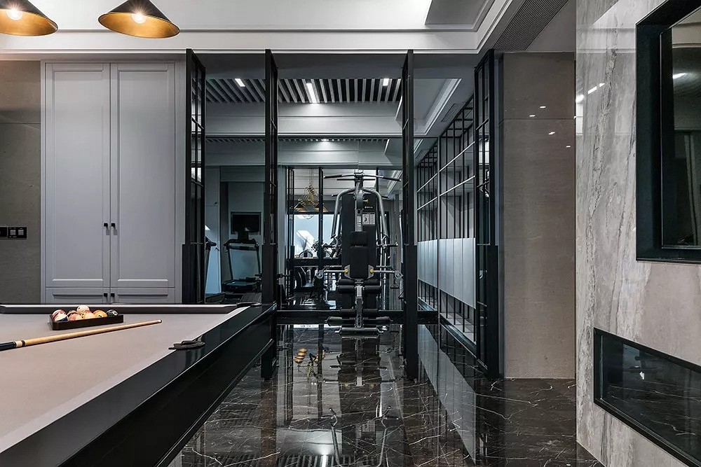 黑白大理石+金屬線,精致優雅的完美搭配