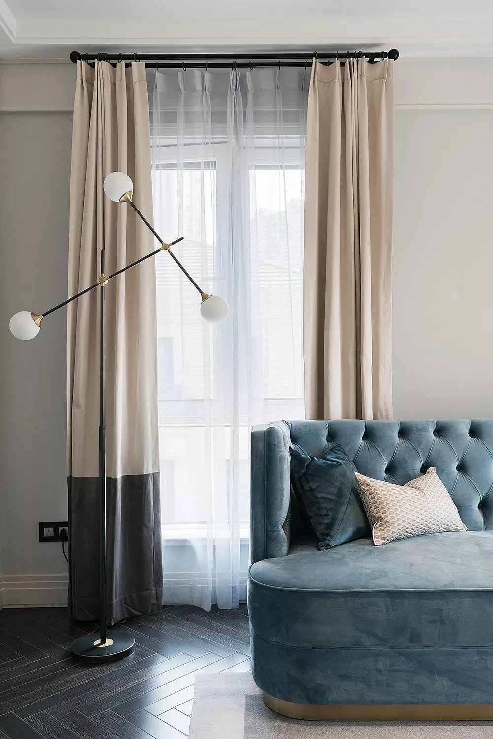 黑白大理石+金屬線,精致優雅的完美搭配