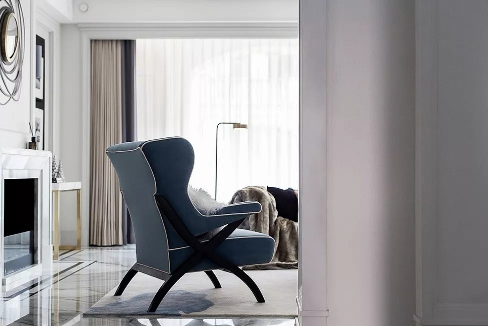 黑白大理石+金屬線,精致優雅的完美搭配