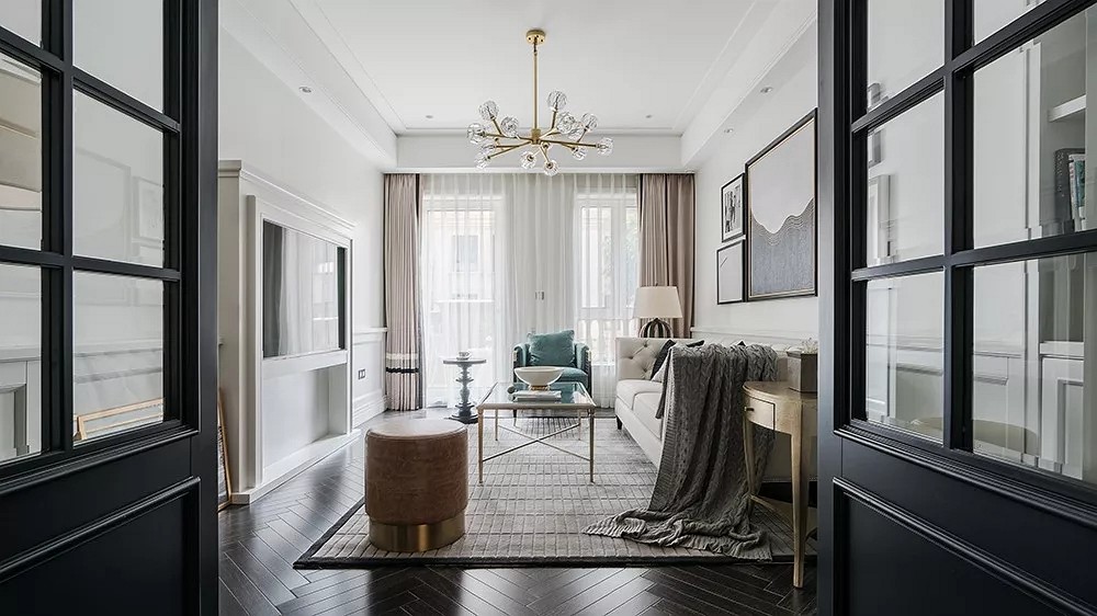 黑白大理石+金屬線,精致優雅的完美搭配