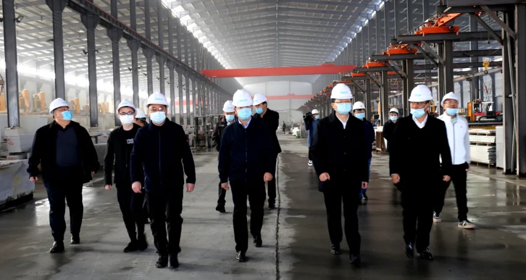 吉林省副省長赴中國(北部)蛟河石材循環經濟產業園調研