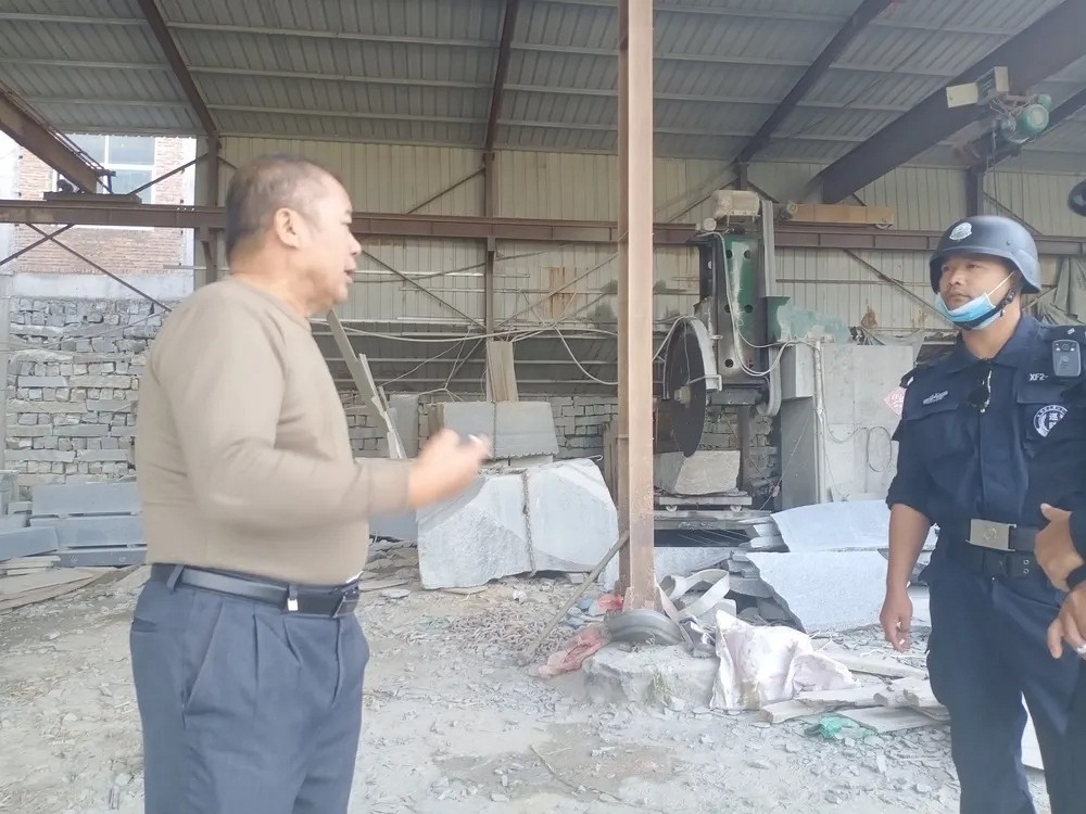 泉州界山鎮(zhèn)對石材（石雕）加工行業(yè)進行整治