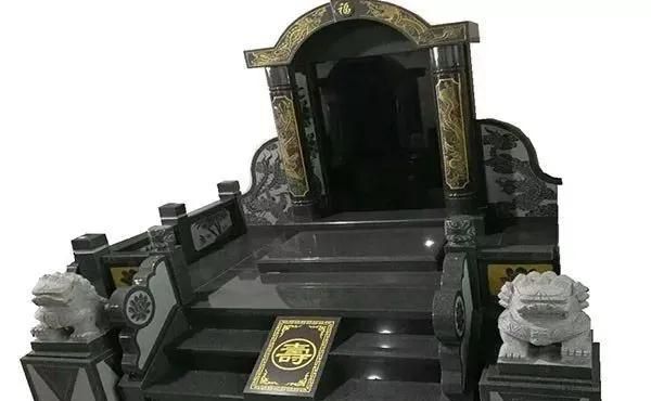 純黑色墓碑石好料還是中國(guó)的山西黑