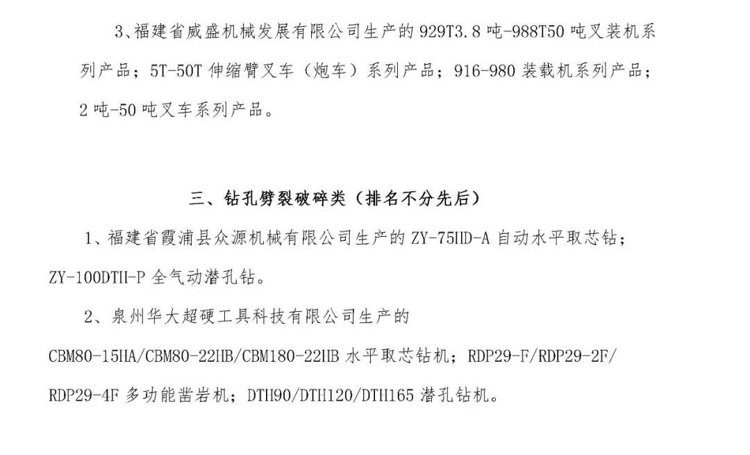 首批全國石材礦山先進適用裝備名錄今日發布,21家礦山裝備制造企業入選