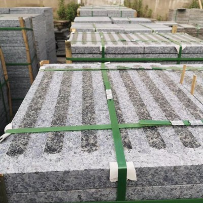 高端小區花崗巖盲道地鋪 豹皮花材料