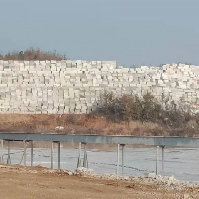 湖北隨州黃金麻白麻荒料批發