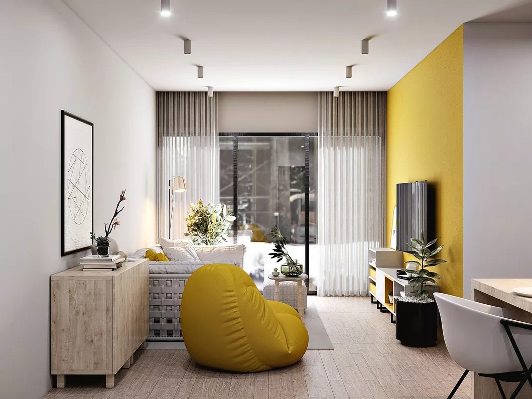 大理石高級灰搭配裝飾，橫豎都有范