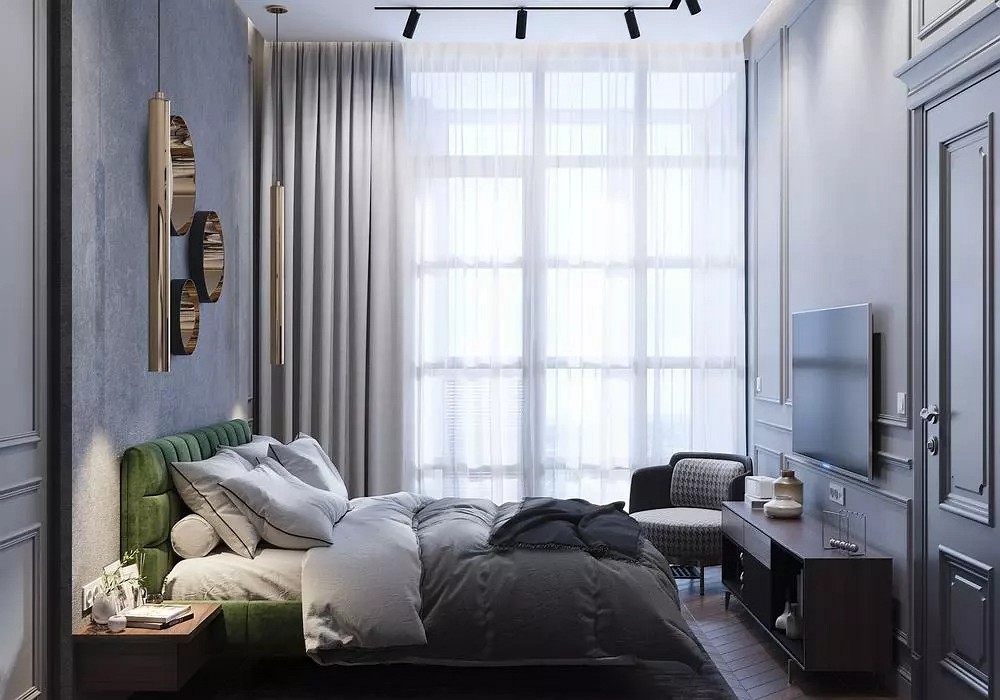 大理石高級灰搭配裝飾，橫豎都有范