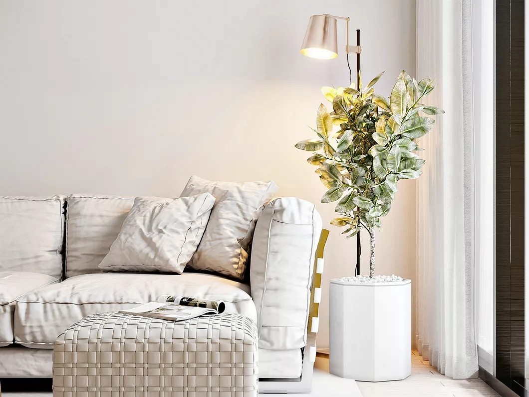 大理石高級灰搭配裝飾，橫豎都有范